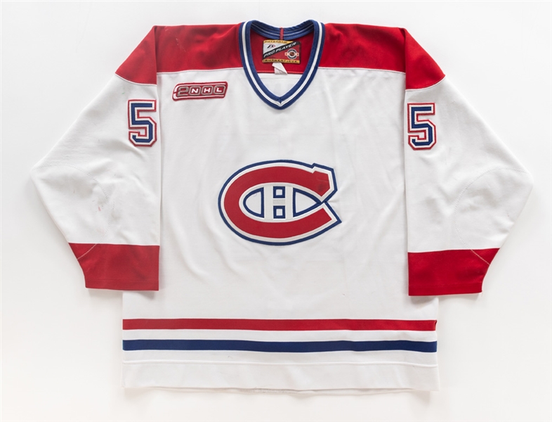 Igor Ulanovs 1999-2000 Montreal Canadiens Game-Worn Jersey with Team LOA - 2000 Patch!