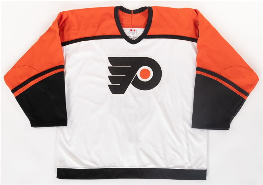 Chris Theriens 2003-04 Philadelphia Flyers Game-Worn Jersey with LOA 