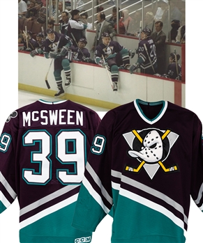 Lot Detail - 1995-96 Don McSween Mighty Ducks of Anaheim Game-Used