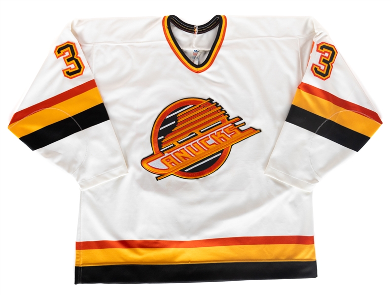 Jay Mazurs 1990-91 Vancouver Canucks Game-Worn Jersey 