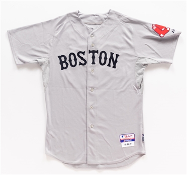 Jacoby Ellsbury’s 2009 Boston Red Sox Game-Worn Jersey with LOA