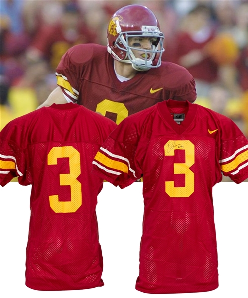 Carson Palmer’s 2000-01 USC Trojans Signed Game-Worn Jersey with COA and LOA 