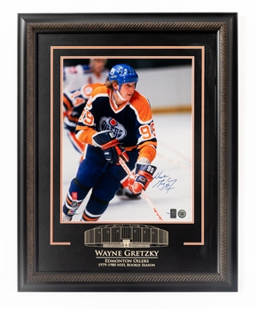 Wayne Gretzky Framed Edmonton Oilers Jersey WGA COA Autographed Signed