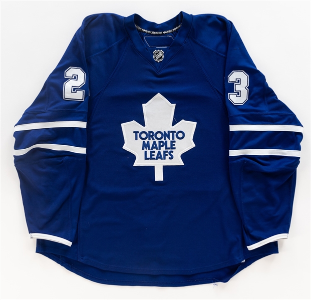 Alexei Ponikarovskys 2007-08 Toronto Maple Leafs Game-Worn Jersey with LOA