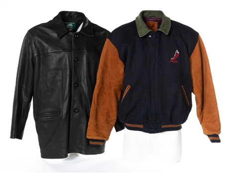 Brian Skrudlands 1990s NHLPA Jackets Collection of 2 from His Personal Collection with His Signed LOA