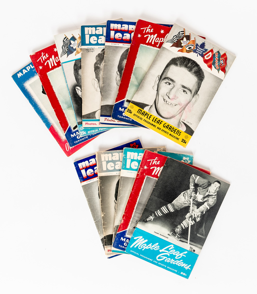 Lot Detail Toronto Maple Leafs 1940s/50s Maples Leaf Gardens Program