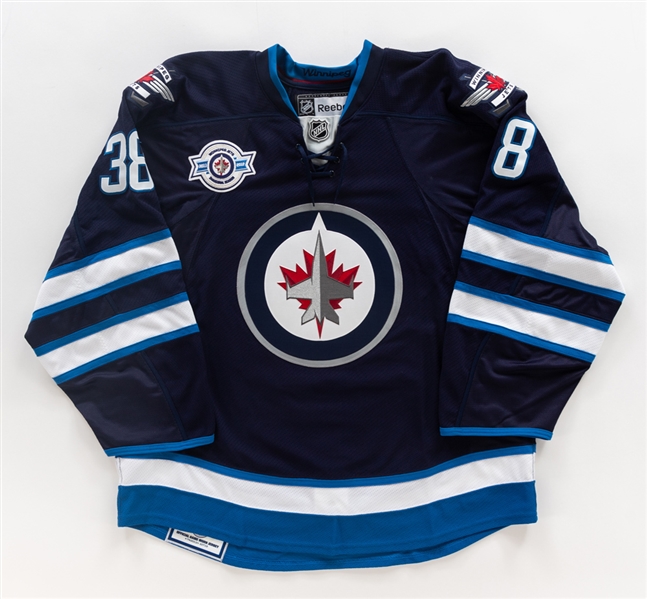 Paul Postmas 2011-12 Winnipeg Jets Game-Worn Jersey with Team LOA - Inaugural Season Patch! 