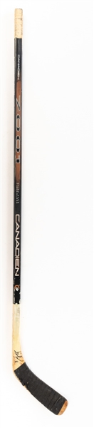 Mark Recchi Early-1990s Philadelphia Flyers Signed Canadien 7001 Game-Used Stick