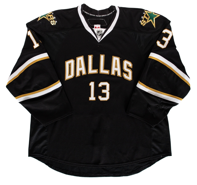 Krys Barchs 2009-10 Dallas Stars Game-Worn Jersey - Team Repairs!