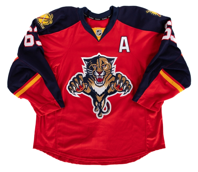Dave Bollands 2014-15 Florida Panthers Game-Worn Alternate Captains Jersey 