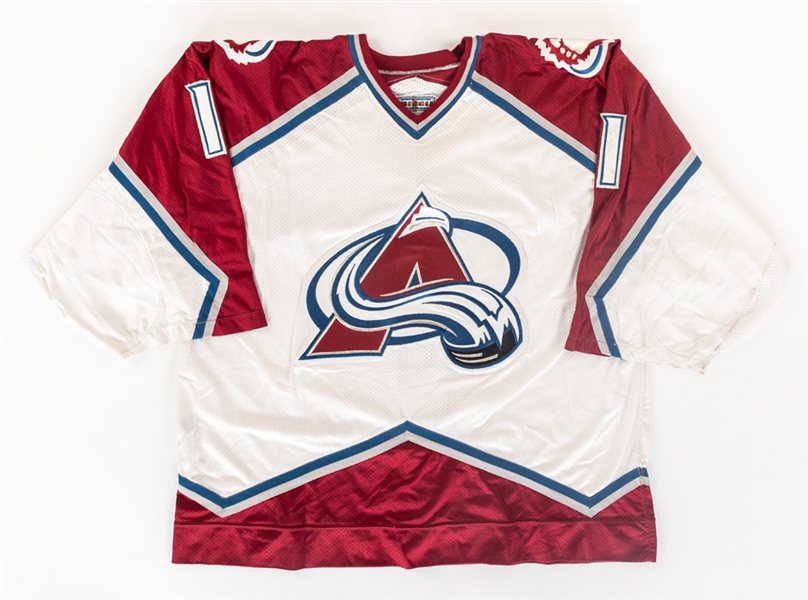 Craig Billingtons 1996-97 Colorado Avalanche Game-Worn Jersey with Team COA