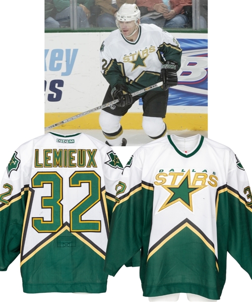 Claude Lemieuxs 2002-03 Dallas Stars Game-Worn Jersey with LOA 