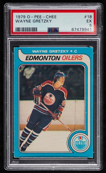 1979-80 O-Pee-Chee Hockey Complete 396-Card Set Including #18 HOFer Wayne Gretzky Rookie Card (Graded PSA 5)