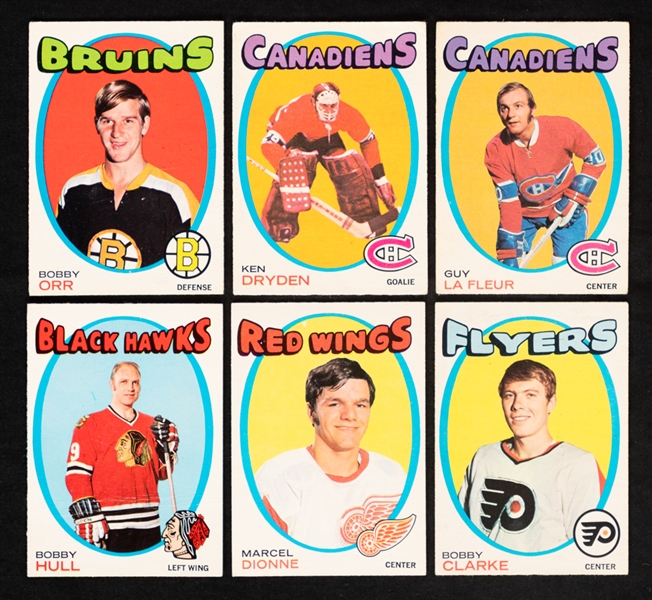 1971-72 O-Pee-Chee Hockey Complete 264-Card Set
