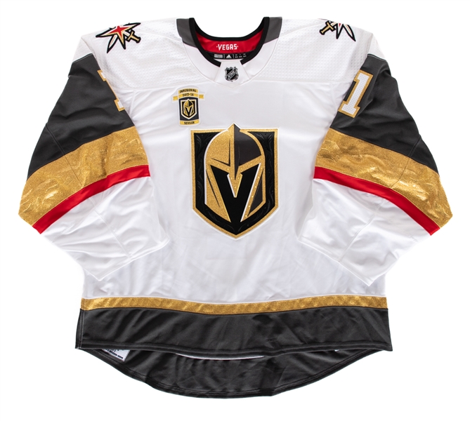 Dylan Fergusons 2017-18 Vegas Golden Knights Inaugural Season Game-Issued Jersey with LOA - Inaugural Season Patch!