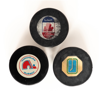 InGlasco NHL Retro Hockey Puck - Pittsburgh Penguins