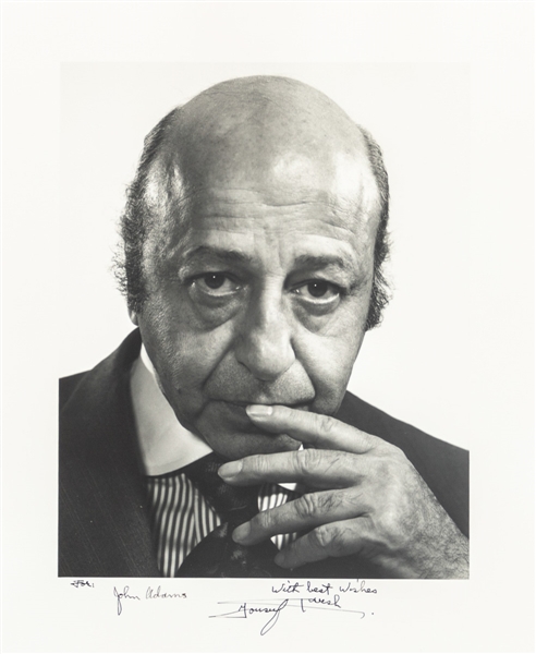 Yousuf Karsh Signed Self Portrait Photograph (8" x 10") and Signed Letter