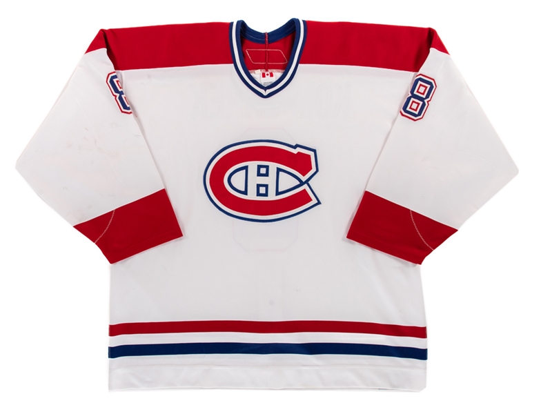 Mike Komisareks 2005-06 Montreal Canadiens Game-Worn Jersey with Team LOA 
