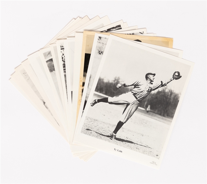 1960s Sports Pix Baseball Picture and Others Collection of 24 including Ruth, Cobb and Wagner