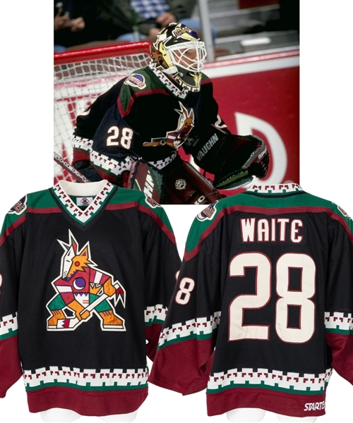 Jimmy Waite’s 1997-98 Phoenix Coyotes Game-Worn Jersey