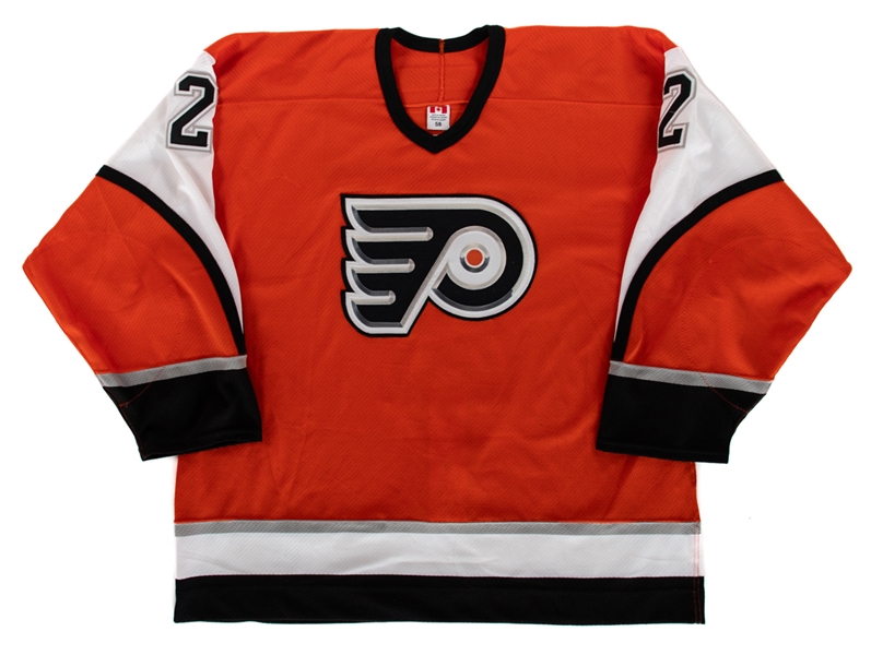 Eric Weinrichs 2003-04 Philadelphia Flyers Game-Worn Third Jersey with LOA