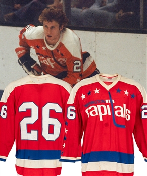 Washington Capitals 1974-75 Inaugural Season Game-Worn Jersey Attributed to Nelson Pyatt - Team Repairs!