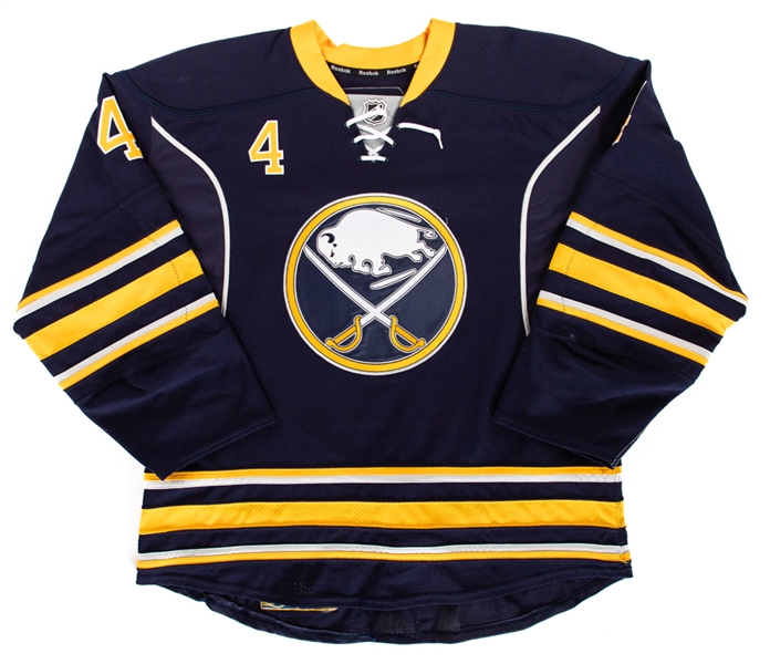 Steve Montadors 2010-11 Buffalo Sabres Game-Worn Jersey with Team COA 