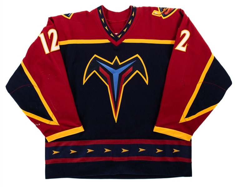 Bill Lindsay’s 2003-04 Atlanta Thrashers Game-Worn Pre-Season Jersey with LOA