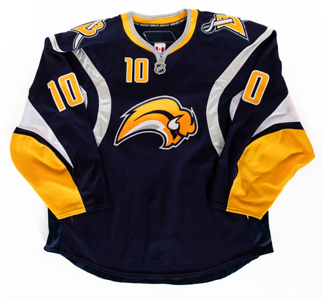 Henrik Tallinder’s 2009-10 Buffalo Sabres Game-Worn Jersey with Team COA