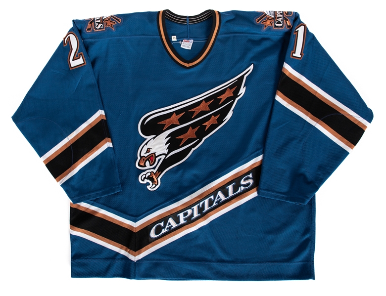 Jeff Toms 1998-99 Washington Capitals Game-Worn Jersey 