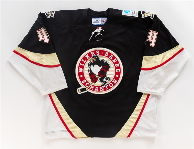 Rob Schremps 2006-07 AHL Wilkes-Barre/Scranton Penguins Game-Worn Jersey with LOA