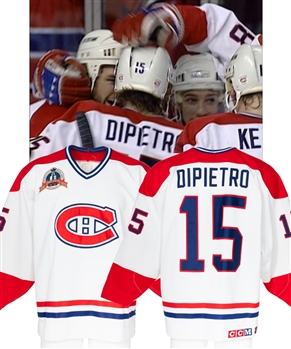 Paul DiPietros 1992-93 Montreal Canadiens Stanley Cup Finals Game-Worn Jersey From His Personal Collection - 1993 Finals Patch! - Video-Matched To Cup Clinching Game 5!