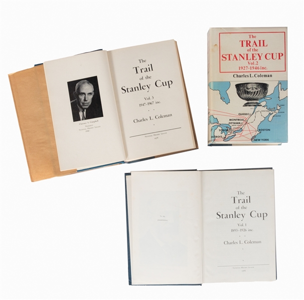 "The Trail to the Stanley Cup" Three-Volume Book Set