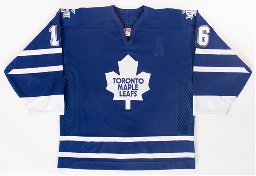 Darcy Tuckers 2005-06 Toronto Maple Leafs Game-Worn Jersey with LOA - Career High Season for Goals (28) and Points (61)! - Photo-Matched! 