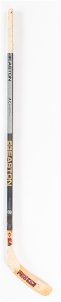 Dino Ciccarellis Mid-1990s Detroit Red Wings Signed Easton 7000 Game-Used Stick 