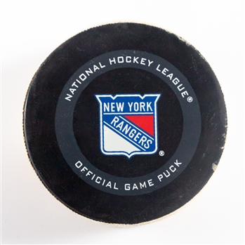 Mitch Marners Toronto Maple Leafs December 20th 2019 Goal Puck (Fanatics Authenticated) - 7th Goal of the Season and 74th of His Career