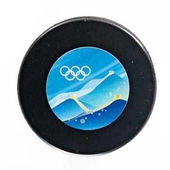 Beijing 2022 Olympic Winter Games Hockey Official Game Puck
