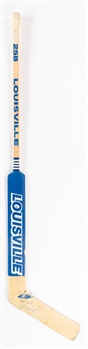 John Vanbiesbroucks Mid-1980s New York Rangers Signed Louisville Game-Used Rookie Era Stick