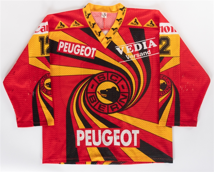 Dan Quinns 1993-94 NDA SC Bern Game-Worn Jersey 