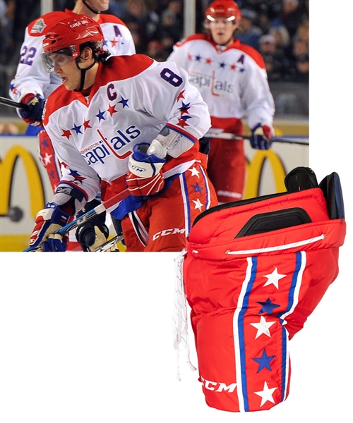 Alex Ovechkins 2011 Winter Classic Washington Capitals Game-Worn CCM Pants - Photo-Matched! 