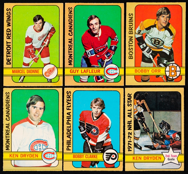 1972-73 O-Pee-Chee Hockey Complete 341-Card Set