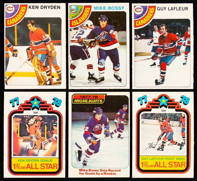 1977-78 and 1978-79 O-Pee-Chee Hockey Complete 396-Card Sets