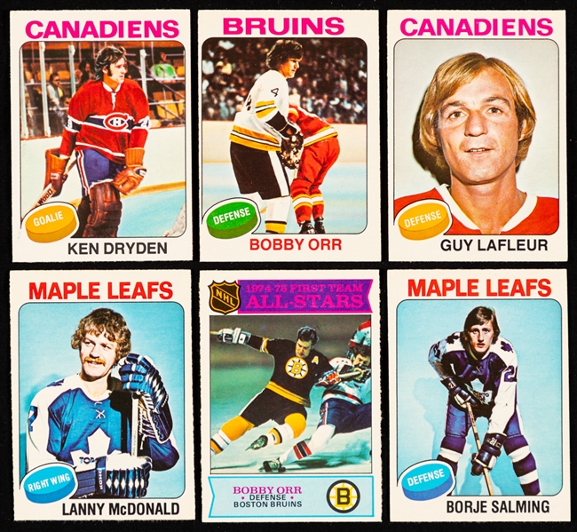 1975-76 and 1976-77 O-Pee-Chee Hockey Complete 396-Card Sets