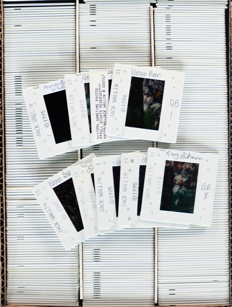 NFL NFC Teams 1993 to 2000s 35mm Colour Transparency Slide Collection of 415 (Buccaneers, Cardinals, Cowboys, Eagles, Falcons, 49ers, Giants and Others)