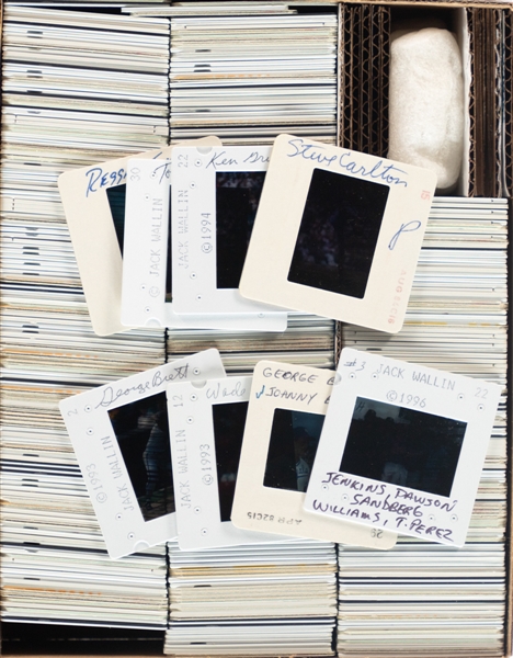 MLB HOFers and Stars 1981 to 2000s 35mm Colour Transparency Slide Collection of 375
