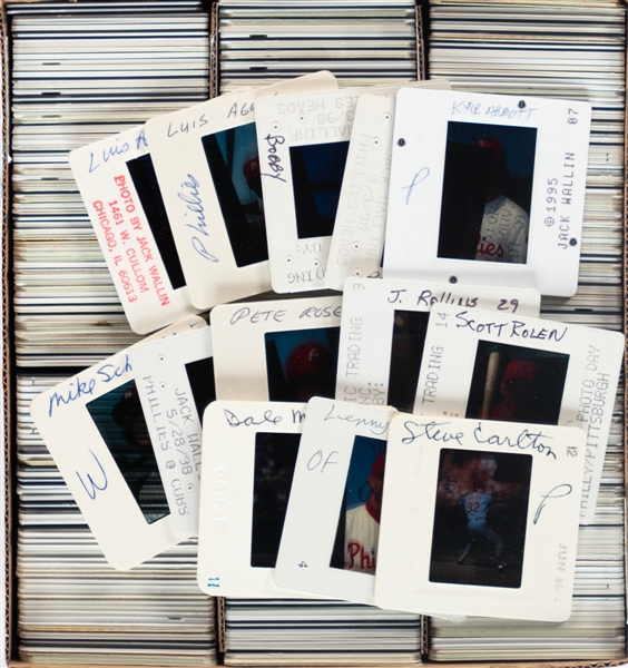 Philadelphia Phillies 1981 to 2000 35mm Colour Transparency Slide Collection of 370