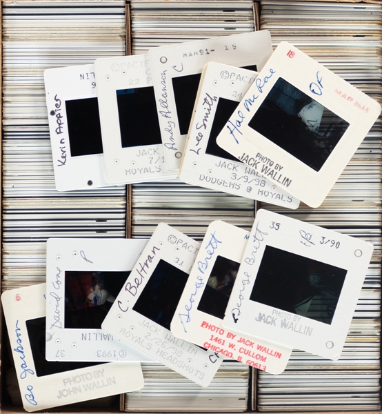 Kansas City Royals 1981 to 2000 35mm Colour Transparency Slide Collection of 330
