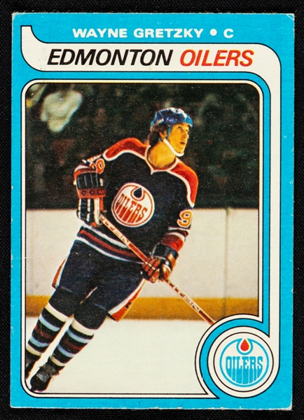 1979-80 Topps Hockey Card #18 HOFer Wayne Gretzky Rookie