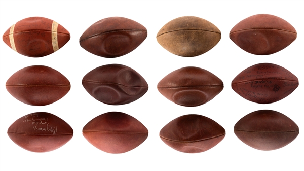 1960s to 1980s Vintage Pro Football Collection of 12