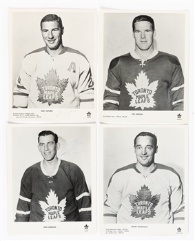 Toronto Maple Leafs 1963-64 Stanley Cup Champions Signed Team-Issued Photos (17) including Horton, Mahovlich, Bower, Pulford and Keon Plus Original MLG Envelope  